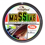 Волосінь на вудлище, Toughlon Massive, 150м, перетин 0.25мм